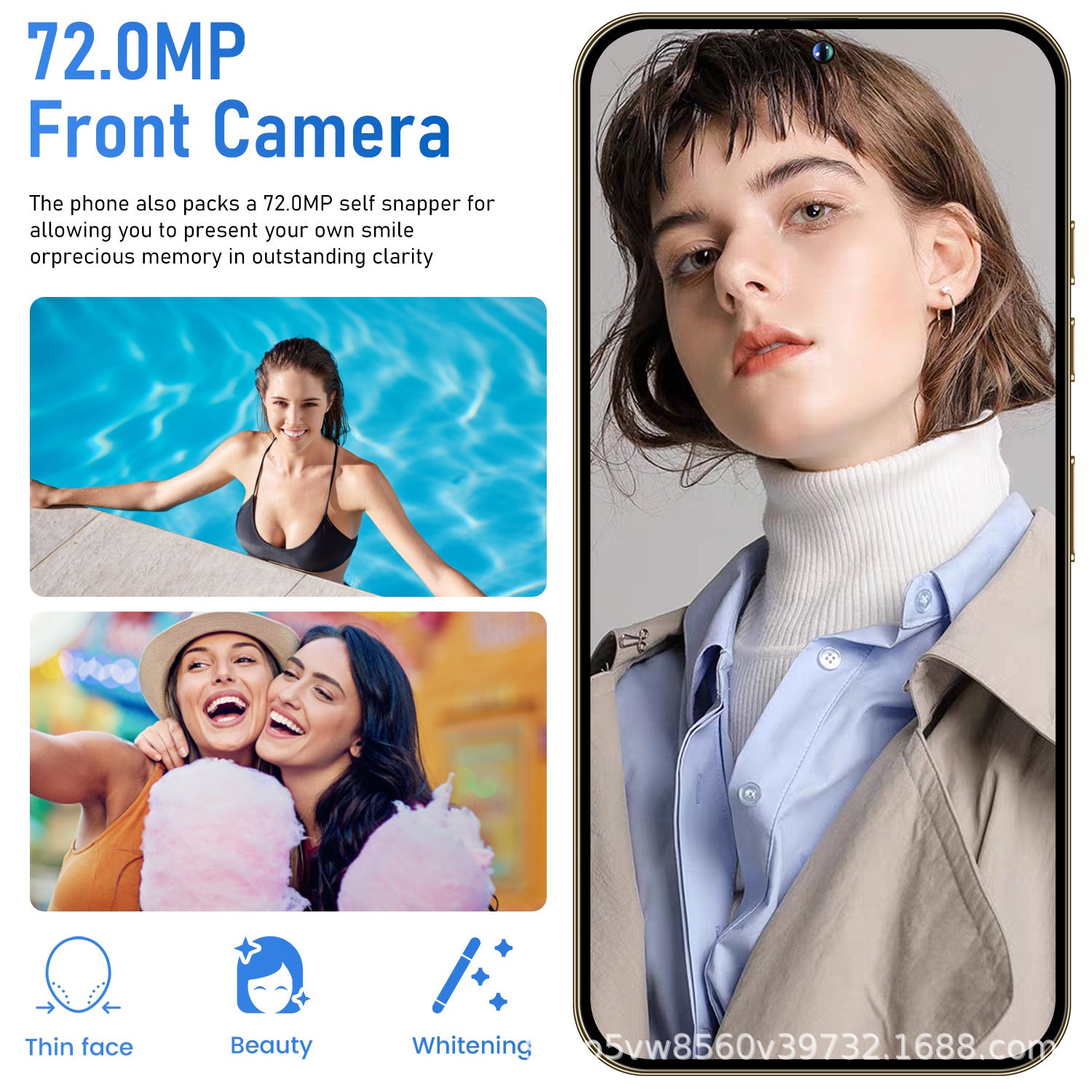 Hot-Selling Mobile Phone i15 ProMAX Large Screen16+1T Source Intelligent In-stock Manufacturer