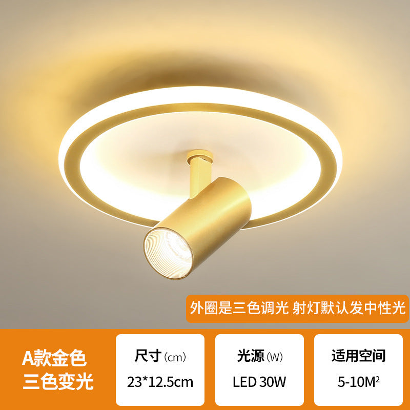 Aisle Light with Spotlight Corridor Light Entryway Staircase Cloakroom Balcony Light Luxury Internet Celebrity Ceiling Light led
