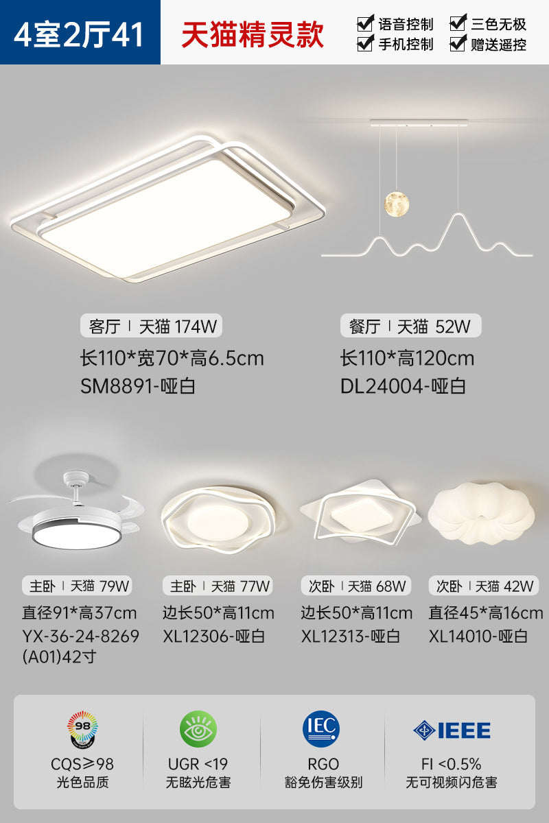 Light Luxury Nordic Ceiling Light for Living Room, Simple Modern Elegant Rectangular Creative Home Hall Master Bedroom Lighting