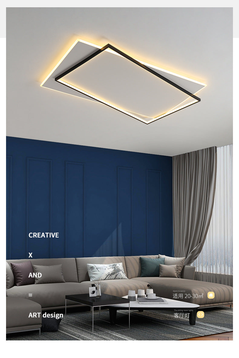 Lamp in the Living Room Modern Minimalist and Magnificent led Ceiling Light Bedroom Main Household Large Lighting Fixture Whole House Package Set
