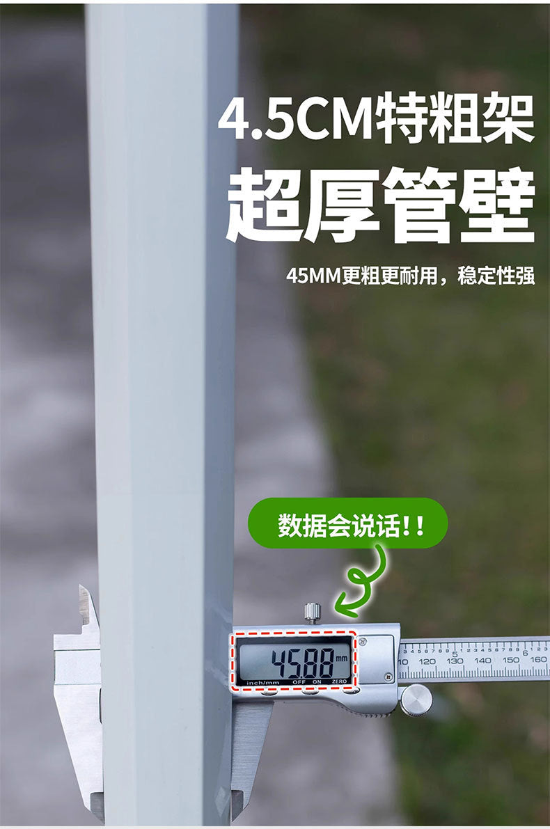 Outdoor Stall Tent Four-Leg Sun Umbrella Four-Corner Large Umbrella Extra Thick Hexagonal Frame Durable Market Sunshade