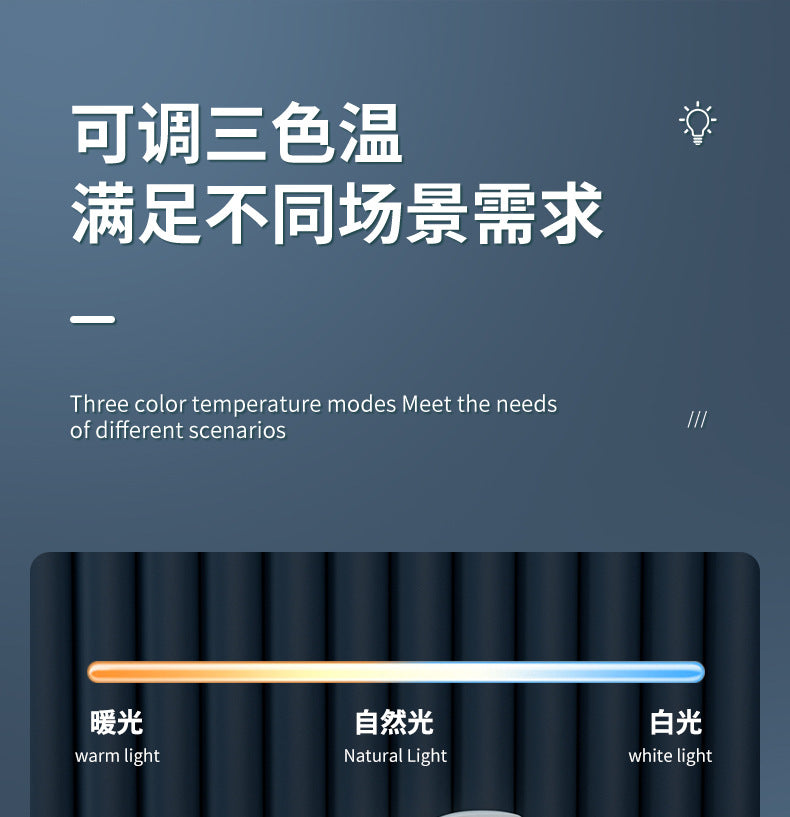 Creative desk lamp for students, eye protection, dormitory study led Reading lamp rechargeable and plug-in dual-use night light wholesale factory