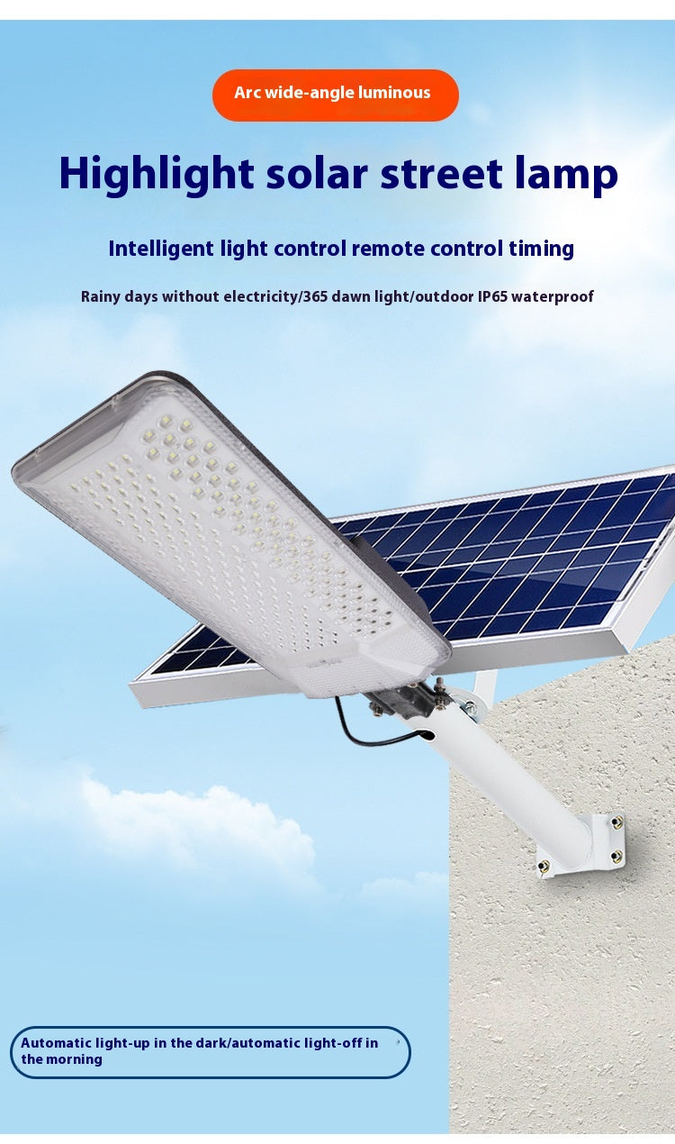 New 6m Countryside LED Solar Street Lights Waterproof Wall Lights for Garden Home Outdoor Explosion-Proof LED Lighting for Roads