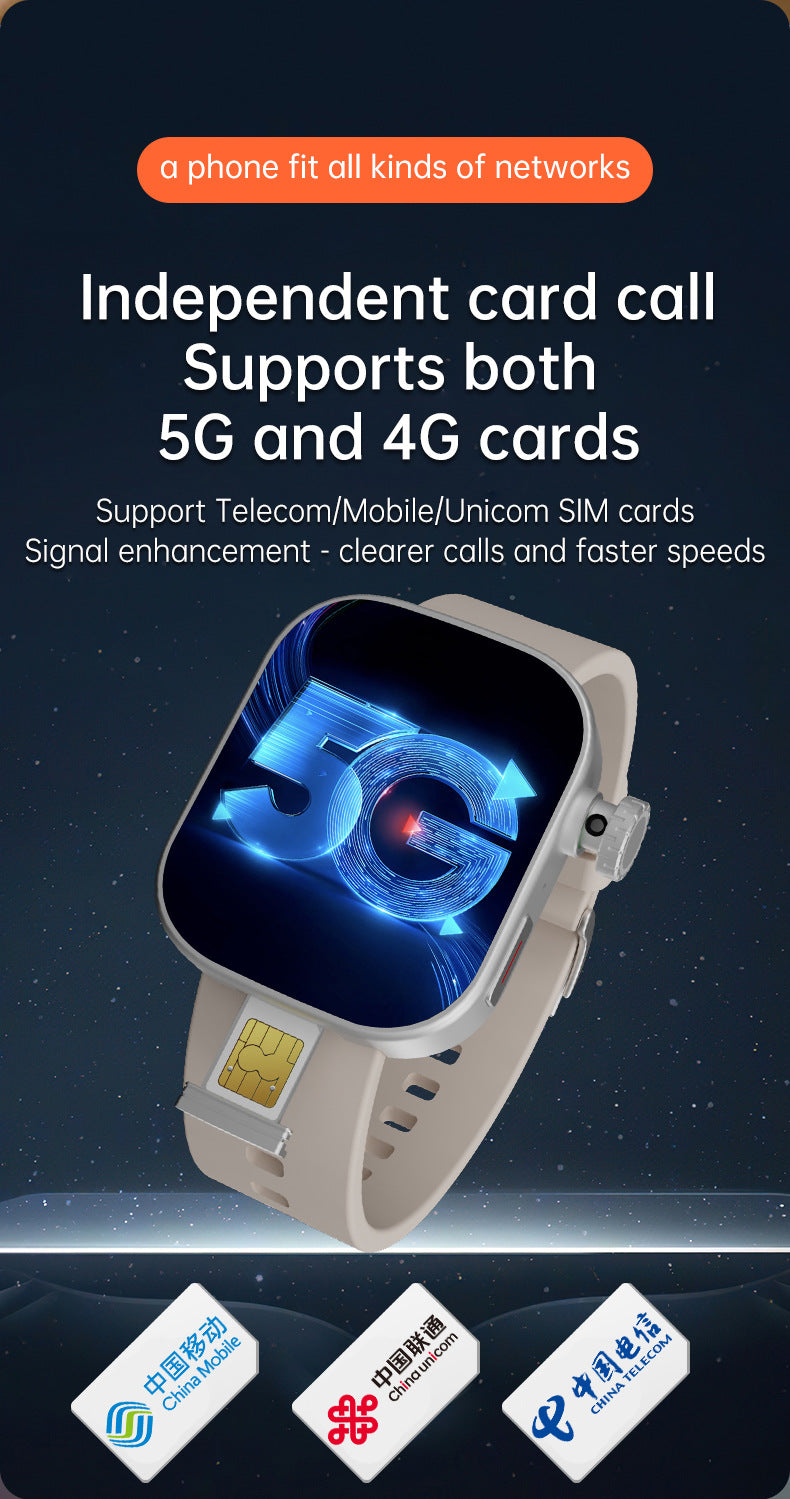 Harmonious Harmony MS10Smart Watch5G Plug-in Card Full Netcom Google Store APP Download Video Call Photo