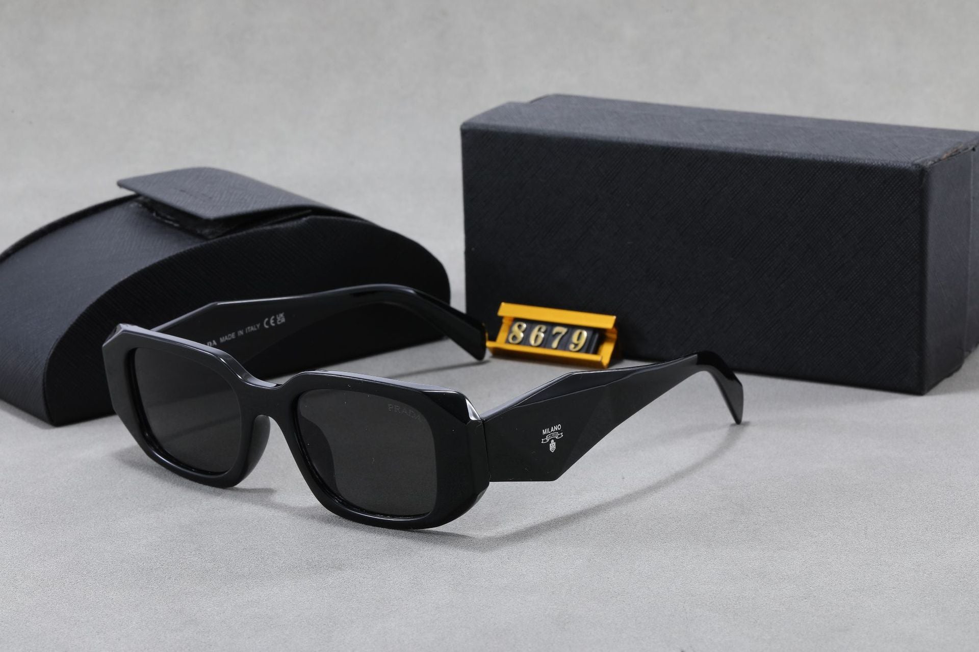 New P Home Sunglasses Europe and America ins Fashion Trade Sunglasses Cat Eye Small Frame Retro High-end Feel2660Same Style
