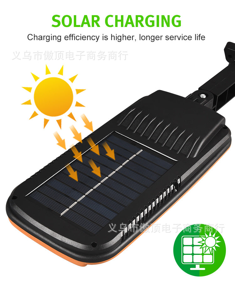 New Solar Light Outdoor Human Body Induction Light with Remote Control Wall Light Waterproof Garden Light LED Garage Light Street Light