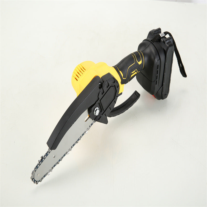 Lithium Battery Mini Household Portable Chainsaw Rechargeable Handheld High-Power Garden Pruning Saw Electric Chain Saw