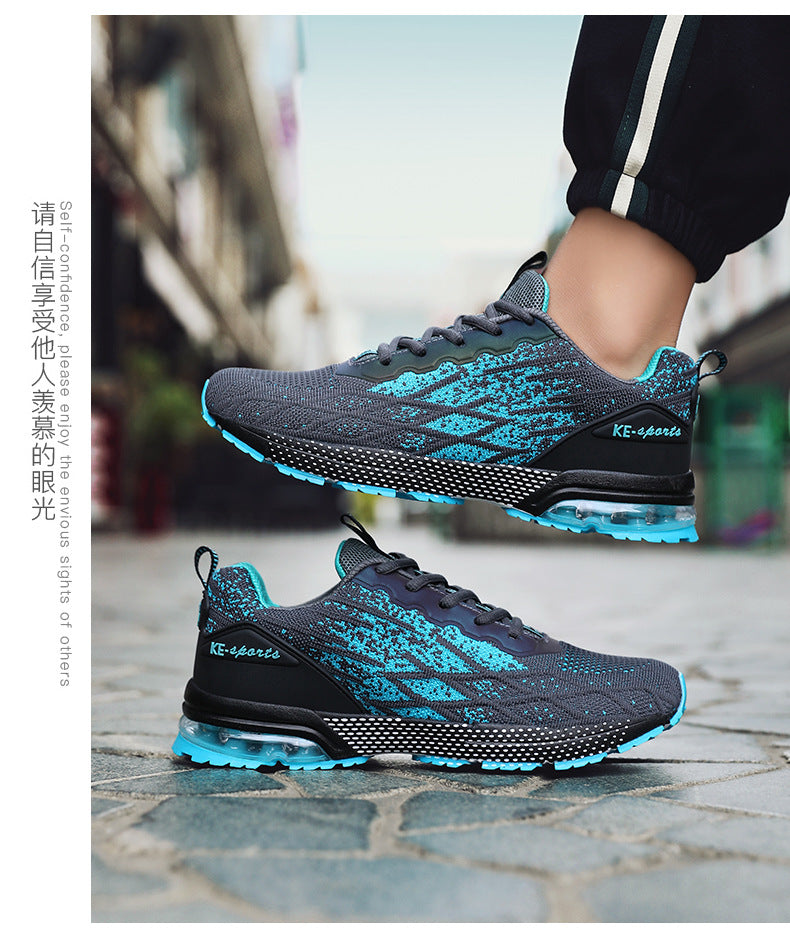Autumn New Men's Large Size Casual Fashion Running Sneakers Youth Mesh Breathable Trendy Dad Shoes