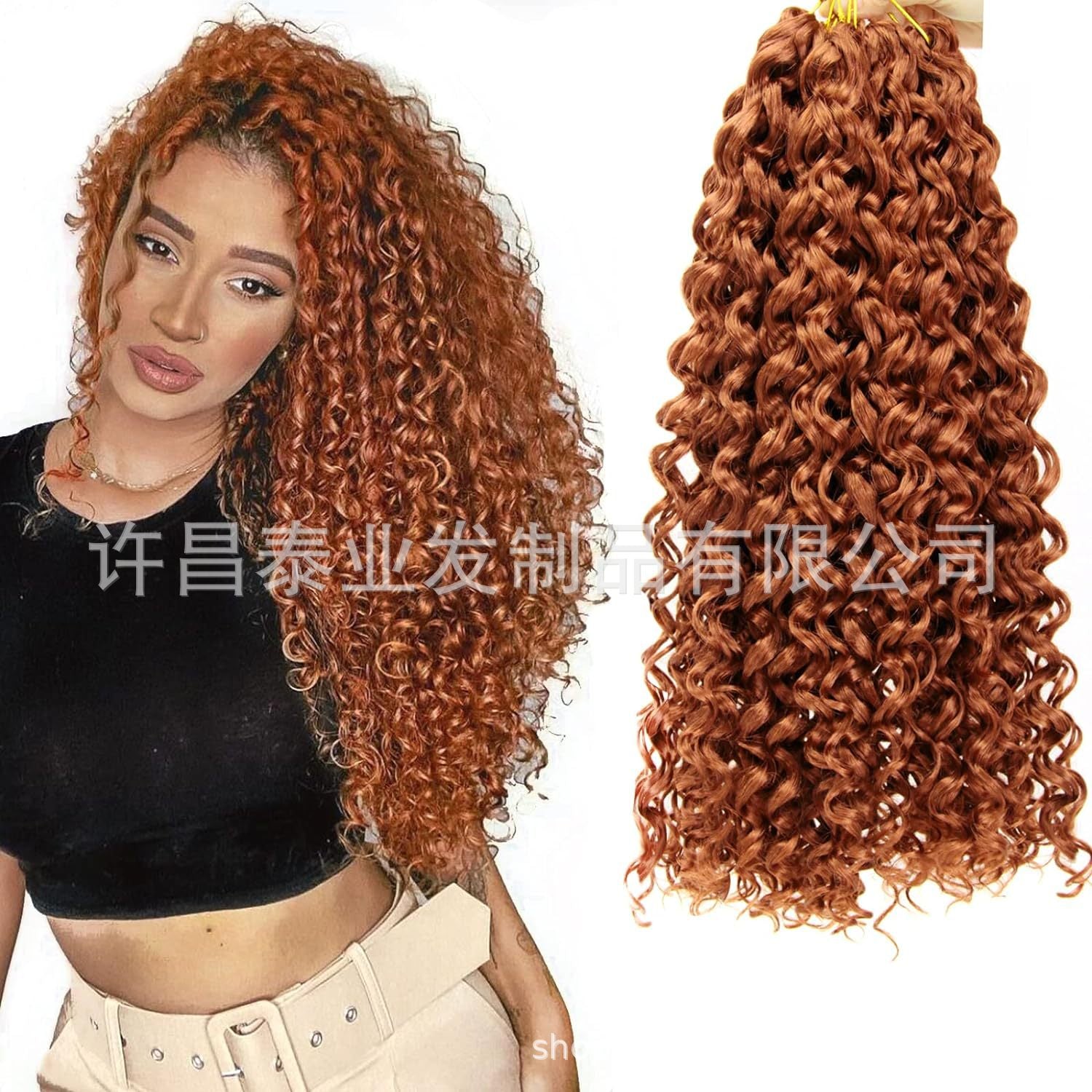 European and American Foreign Trade Cross-Border Wig African Curl Dreadlocks Crochet Hair GoGo Curl Crochet Hair Wig