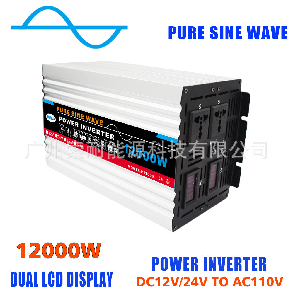 DC12V/24V Turn AC110V Pure Sine Wave Inverter500W 800W 1000W 1500W 2000W