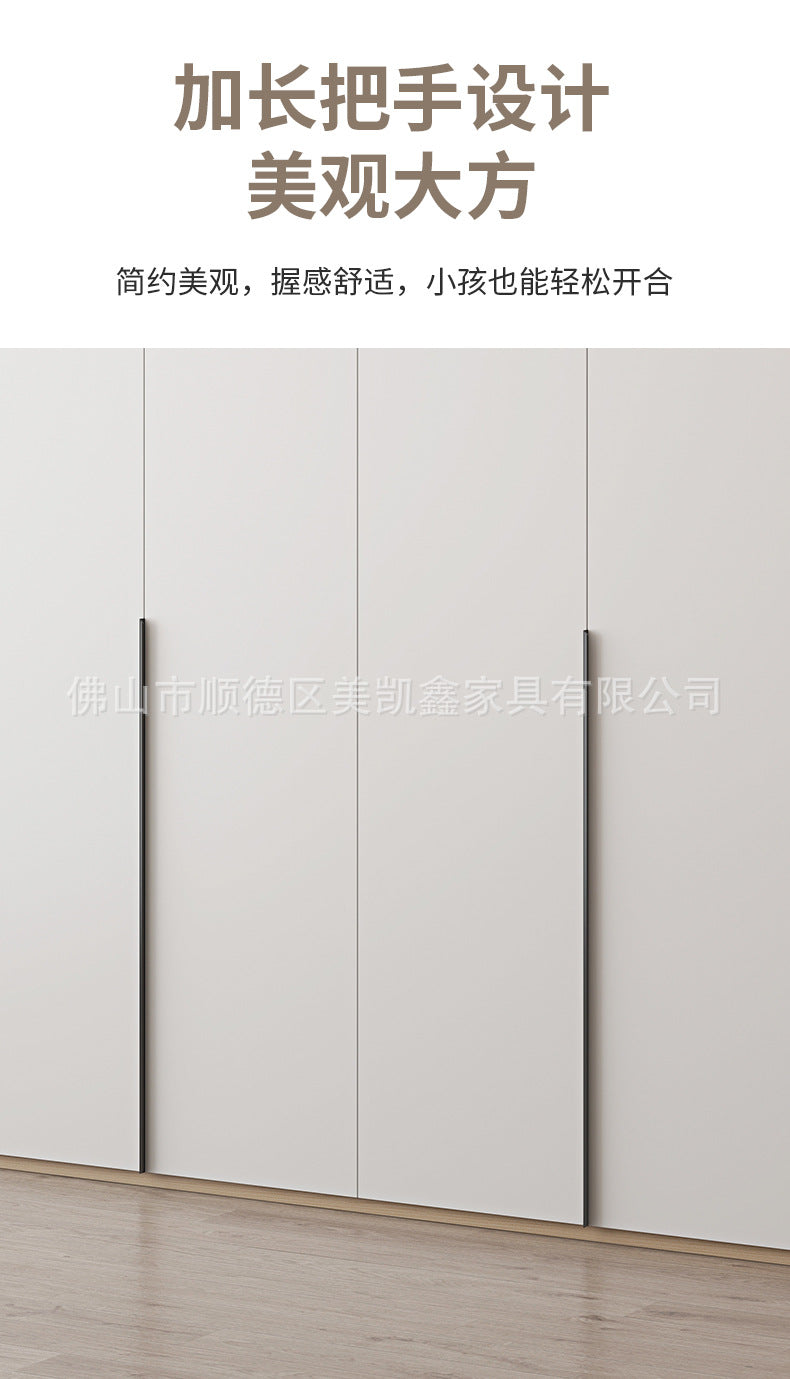 One-door-to-ceiling Bedroom Wardrobe2.5-3Wardrobe for Home Use, Two or Four Doors, Large Capacity, Hanging Clothes Area, Multi-Wardrobe