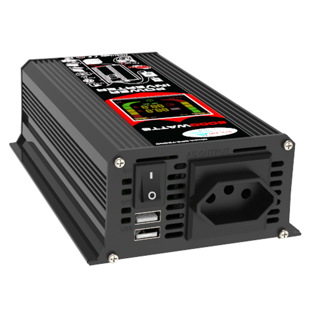 Export Car Inverter500W 12V Turn110V 220V Smart Display car inverter