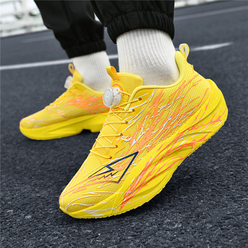 Red Rabbit9pro Really Explosive Carbon Plate Luminous Casual Breathable Running Shoes Outdoor Racing High Elastic Shock Absorption Non-slip Sneakers