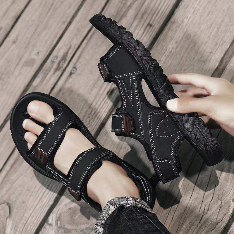 Men's Sandals2025Summer Outerwear ins Trendy Men's Dad Shoes Men's Driving Vietnamese Beach Sandals
