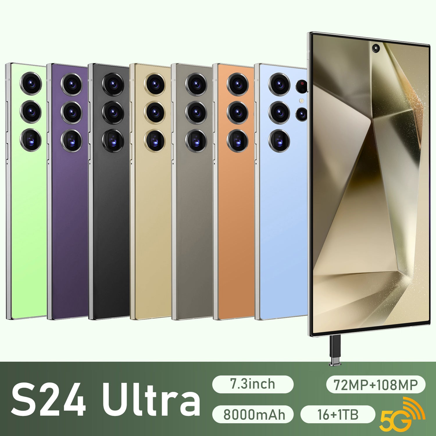 Exclusive Supply S24 Ultra Large Screen Smartphone16+1T Source Factory Direct Sales(Popular)