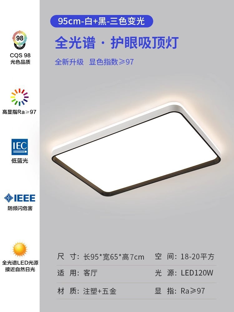 Full Spectrum Eye Protection Highlight led Ceiling Lamp Living Room Lamp Simple Modern Elegant Lighting Fixture Room Study Bedroom Lamp