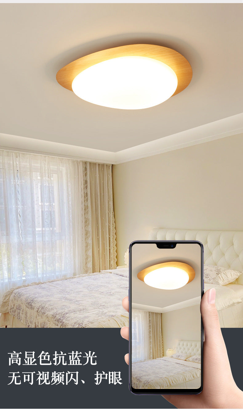 French Vintage Style Bedroom Ceiling Light Modern Simple Walnut Living Room Light Iron Art Water Transfer Printing Study Light Wholesale