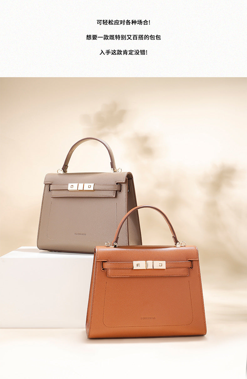 2024New Fashion Kelly Bag Crossbody Bag Versatile Trendy Handbag Shoulder Bag Women's Bag
