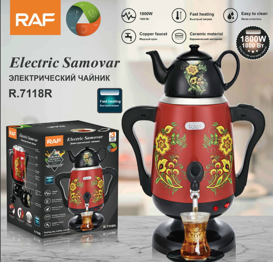 European Standard Turkish Kettle Hot Selling Stainless Steel Kettle Home Electric Automatic Power-Off Ceramic Kettle Wholesale