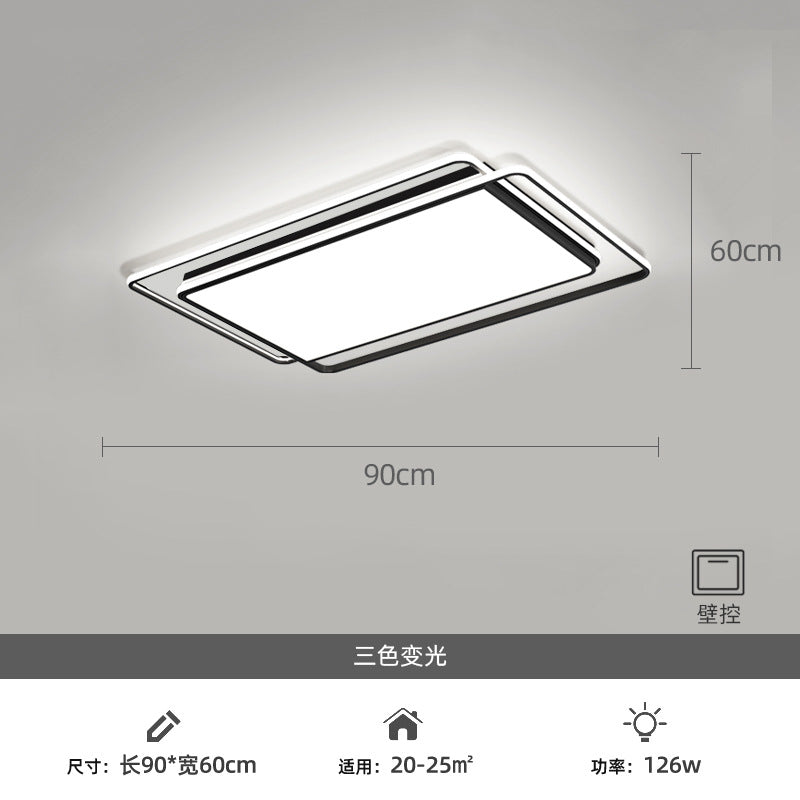 Living Room Lamp Main Lamp Ultra-Thin High-End Zhongshan Lighting Modern Simple Elegant Full Spectrum Eye Protection Bedroom Ceiling Lamp