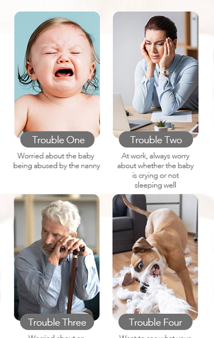 Popular XD Wireless WIFI Intelligence IR-CUT Hd1080P Surveillance cameras do not include built-in batteries