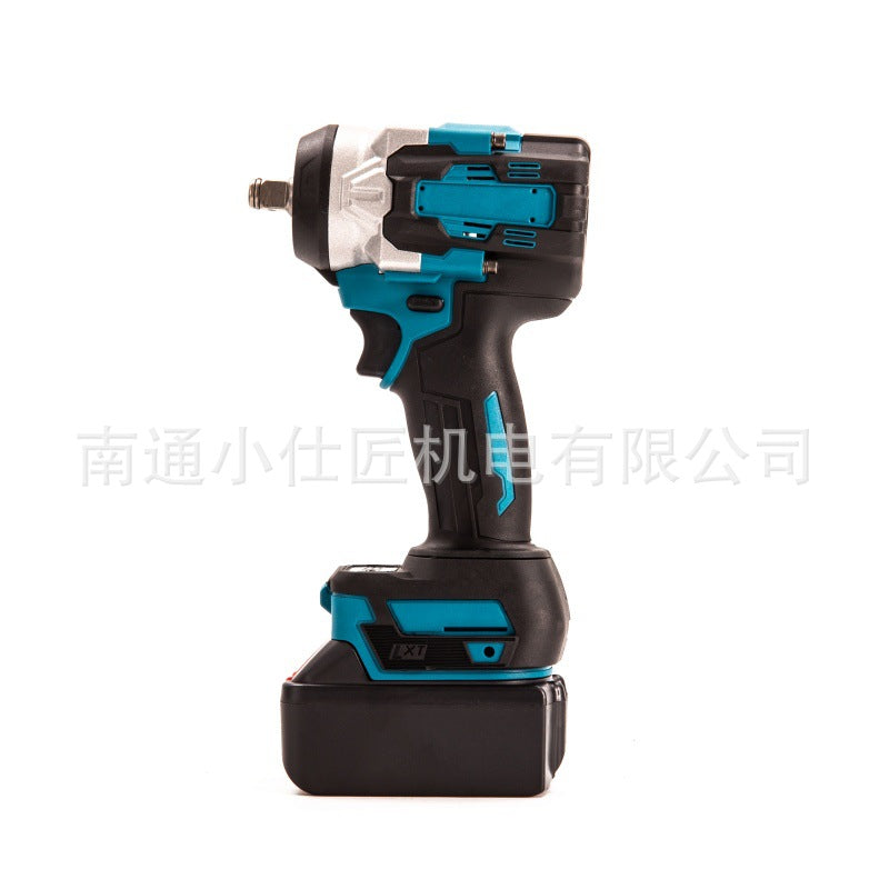 Cross-Border Foreign Trade Shadowless Aperture Lighting Electric Wrench High Torque Portable Lithium Battery Rechargeable Impact Wrench