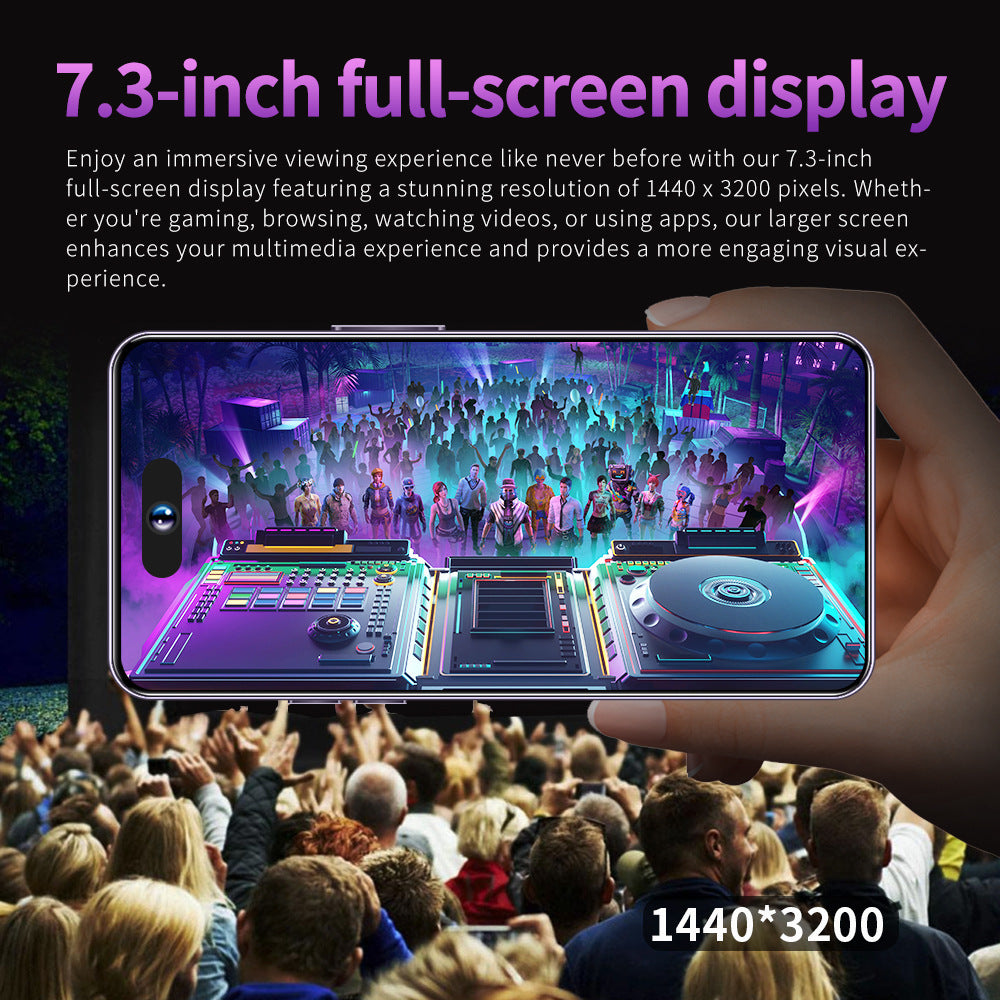 Popular i15proMax Android4G Smartphone6.53Inch Full HD Screen3+32G Wholesale Mobile Phones