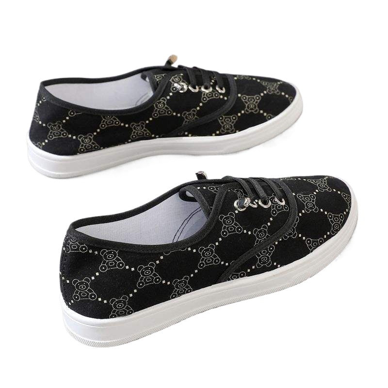 2025Spring and Autumn New Women's Canvas Shoes Versatile Old North Casual Sneakers Student Sports Shoes for Women