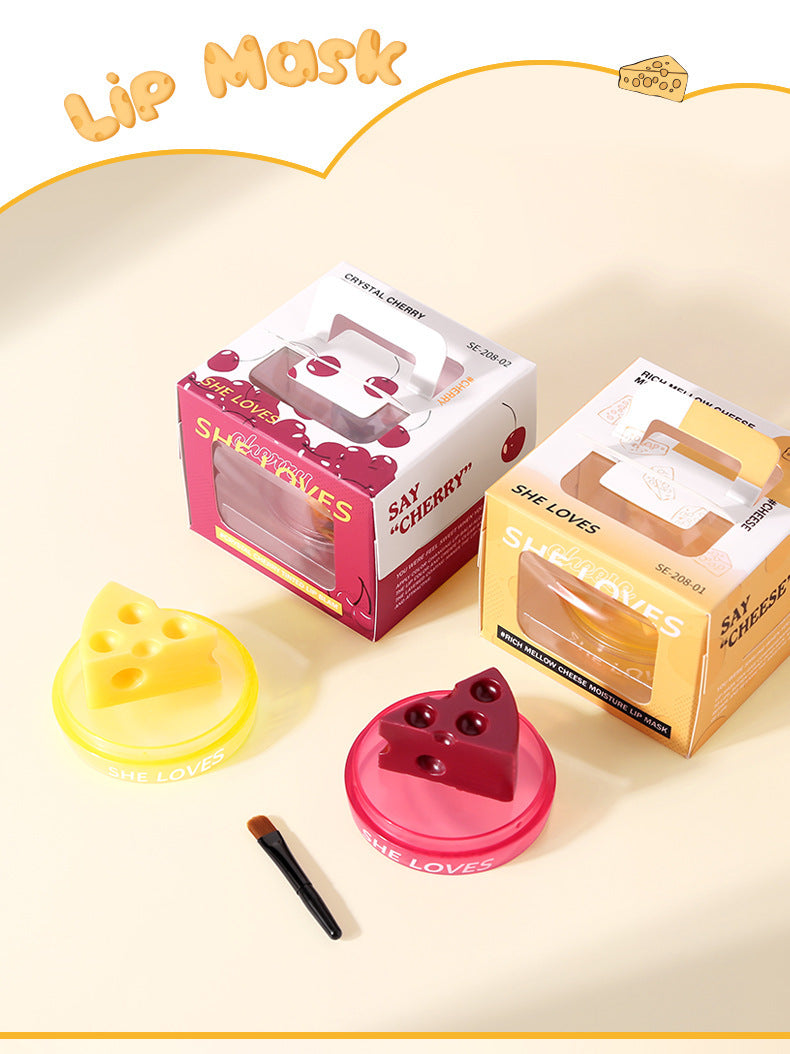 Specialized Cheese Lip Mask Lip Essence Scrub Exfoliating Dead Skin Color Changing Lip Balm