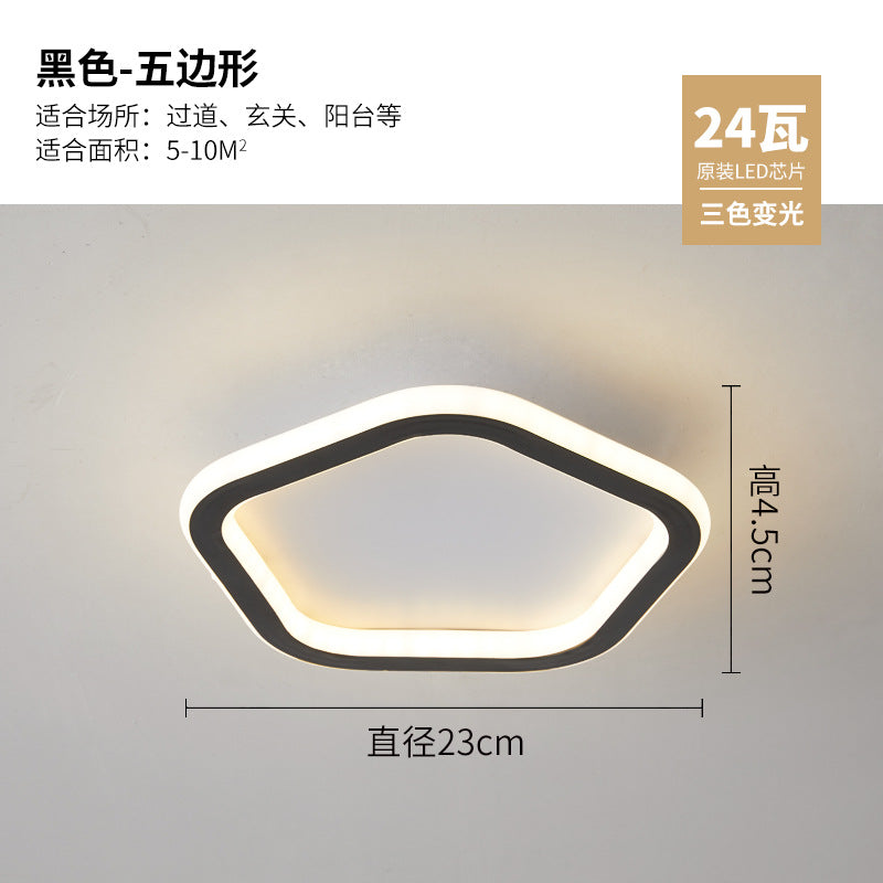 Nordic Corridor Entrance Hallway Light Simple Modern Creative Cloakroom Light led Balcony Small Ceiling Light Fixture