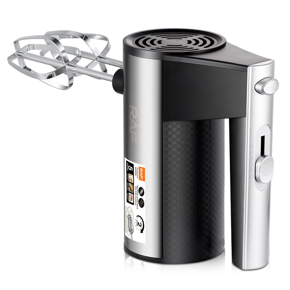 RAF EU Standard Household Electric Mini Mixer for Batter and Egg Beating, Fully Automatic Lightweight Handheld Cream Whisk