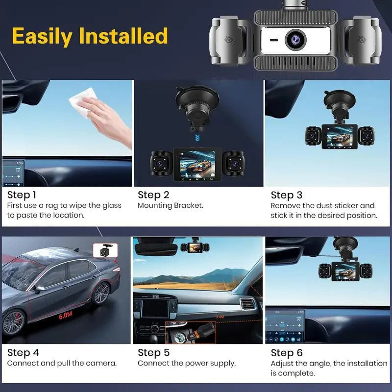 New S7Sanlu Dash Cam Private Model Car Camera Parking Monitoring HD Night Vision1080P