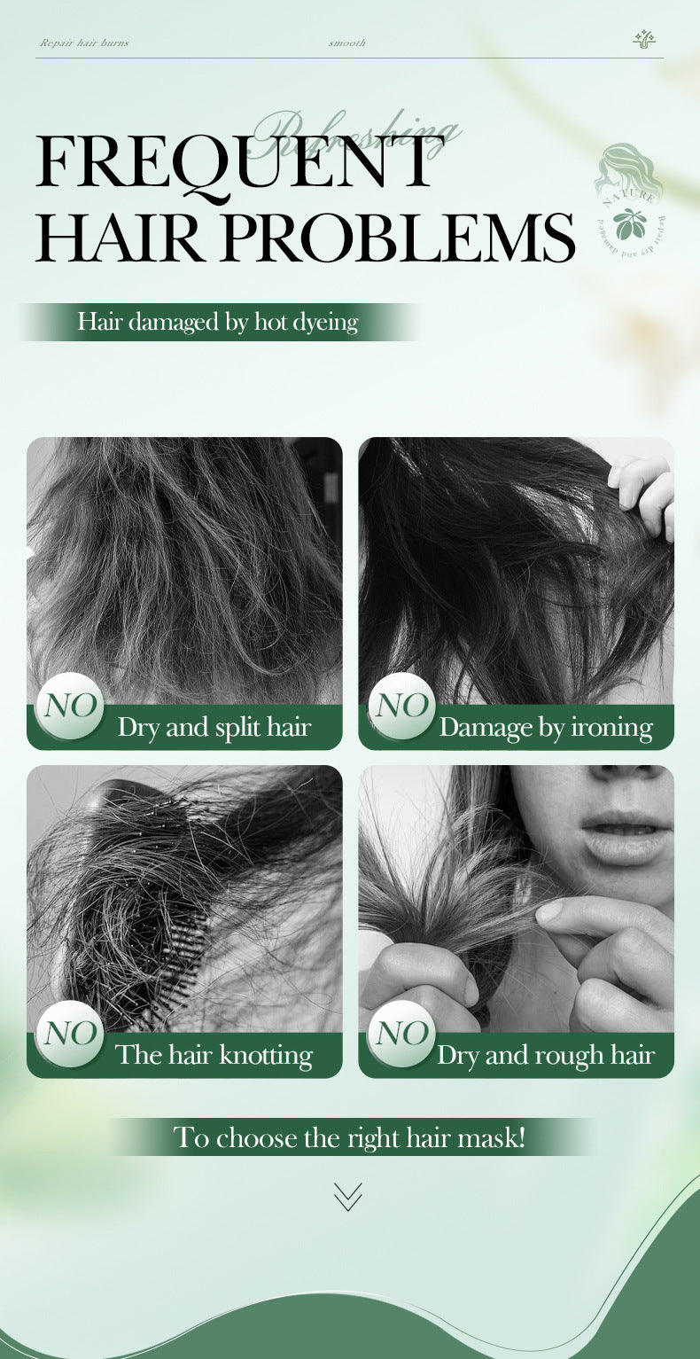 Baked Keratin Hair Mask100g SADOER Smooth Repair Improve Frizz Foreign Trade Cross-Border Wholesale