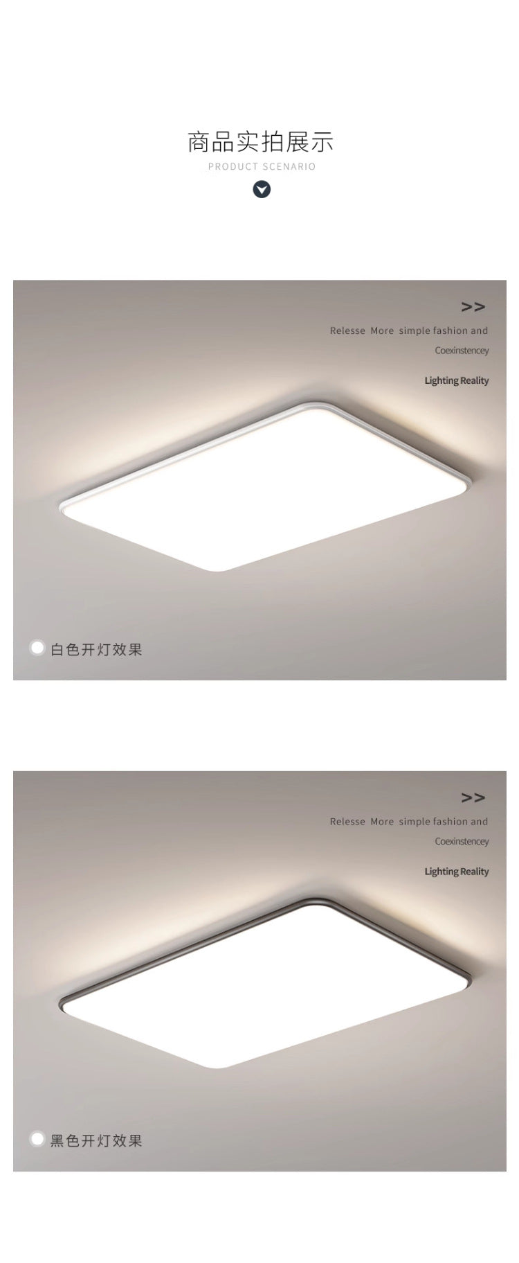 Full Spectrum Eye Protection Ceiling Lamp Study Bedroom Lamp led Ultra-thin Living Room Lamp led Modern Minimalist Elegant Main Light