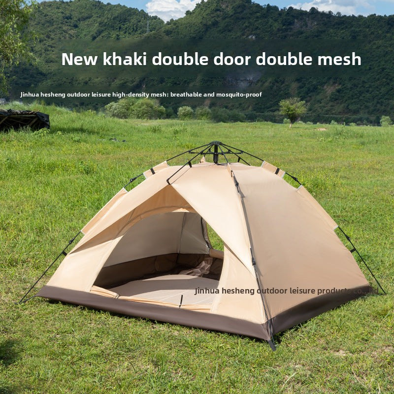 Outdoor Tent Fully Automatic Sunproof Windproof Quick Open Home Folding Waterproof Camping Picnic Tent