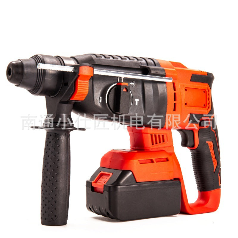 High-Power Multi-Function Cordless Rechargeable Lithium Battery Tool Cross-Border Foreign Trade Industrial Grade Concrete Impact Hammer
