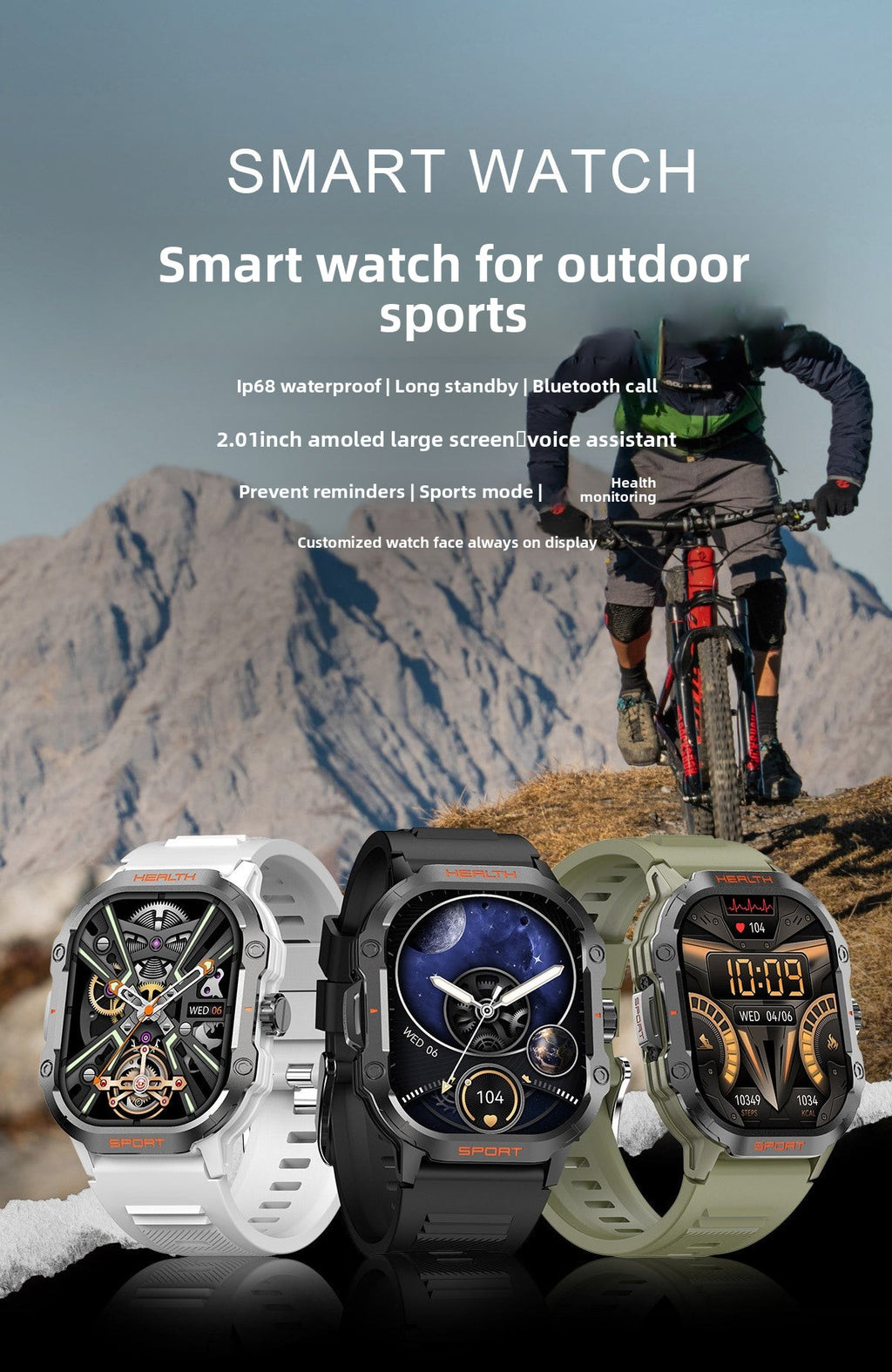 New HK24Smart watch multi-dial switching rotary button NFC Payment amled Large Screen Factory