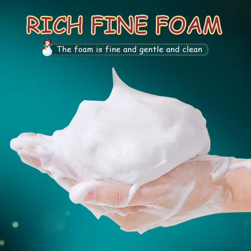 Full English Christmas Strawberry Amino Acid Cleansing Mousse SADOER Cleansing facial cleanser  foreign trade wholesale