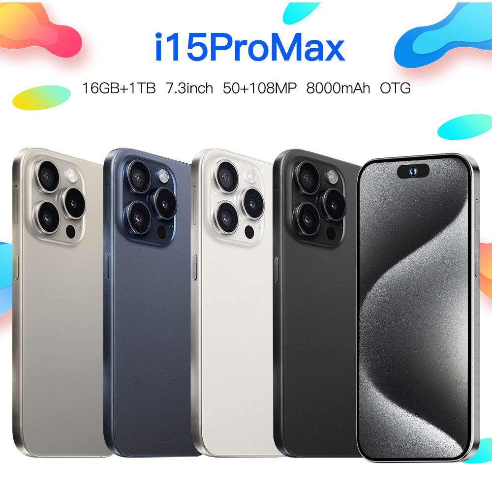 i15Pro Max Android Smartphone 7.3Extra-large Screen16+1T(Popular)