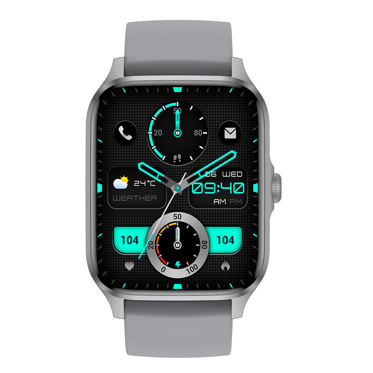 HK23Smart watch multi-dial switching rotary button NFC Payment led Large Screen Sports Waterproof Design