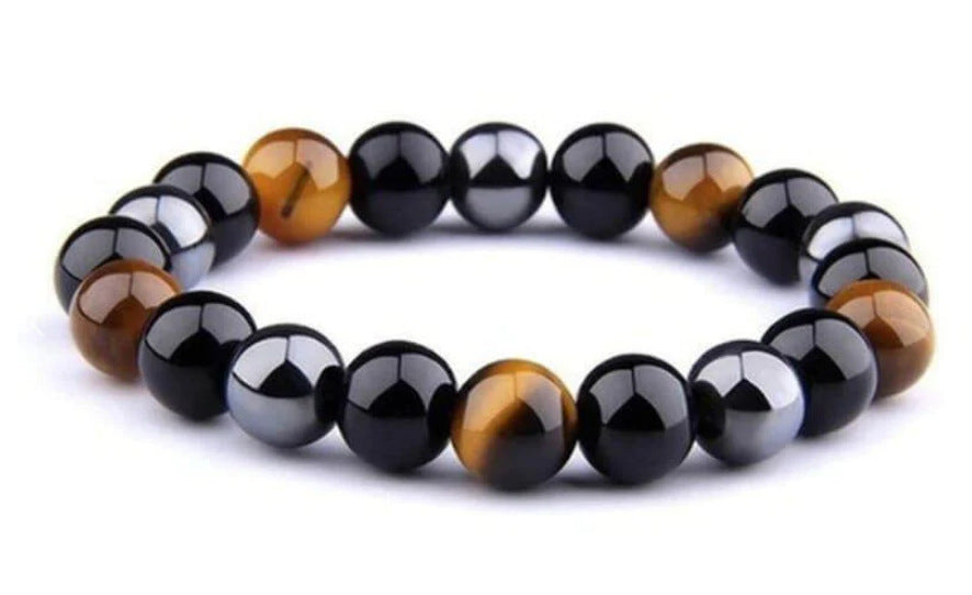 AliExpress8mm Volcanic Lava Stone Bracelet Natural Emperor Stone Couple Fashion Bracelet Factory Direct Sale