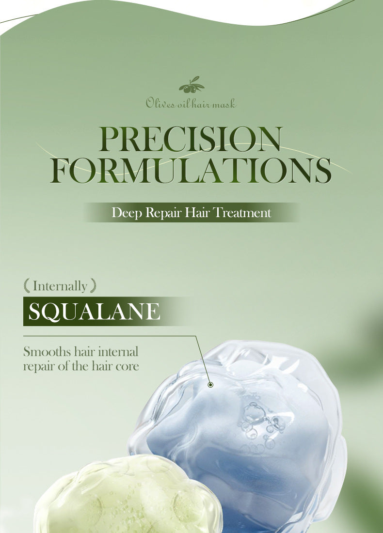 Olive Oil Hair Mask350g SADOER Repair and Improve Frizz Bagged Hair Mask Cross-Border Wholesale