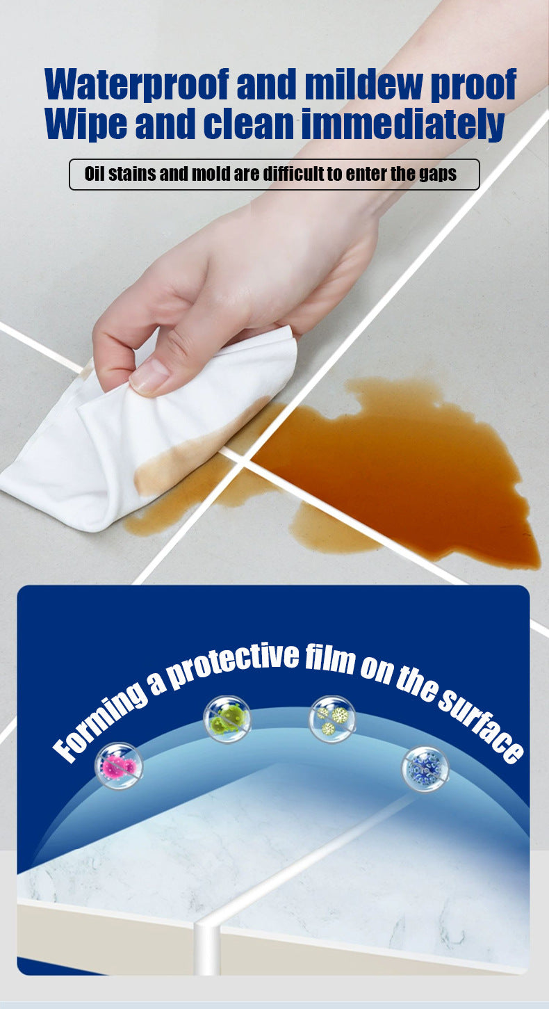 Tile Grout Sealer Floor Tile Kitchen Bathroom Anti-Mold Sealant Sink Toilet Glass Glue Magnetic Tile
