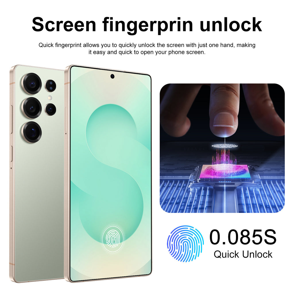 7.3Inch Smart High-Definition Large Screen S25 Ultra Android Phone16+1T Memory Source Factory