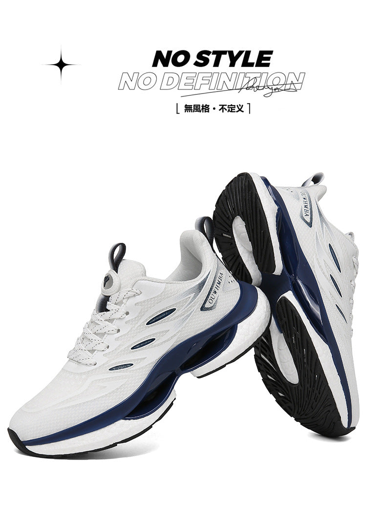 Summer Breathable Men's Shoes2025New Youth Sports Casual Running Shoes Student Lightweight Dad Mesh Trendy Shoes