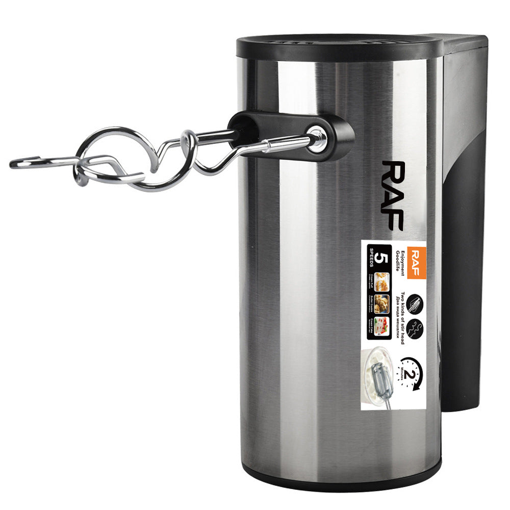 EU Standard Household Stainless Steel Egg Beater Electric Baking Cake Cream Whisk Handheld Mixer R.6629