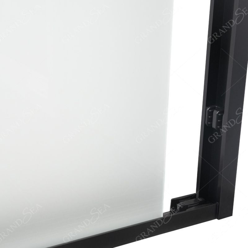 Hot Sale Entry Easy Sliding Shower Door Arch shape  Adjustment 8mm Tempered Glass Shower Room