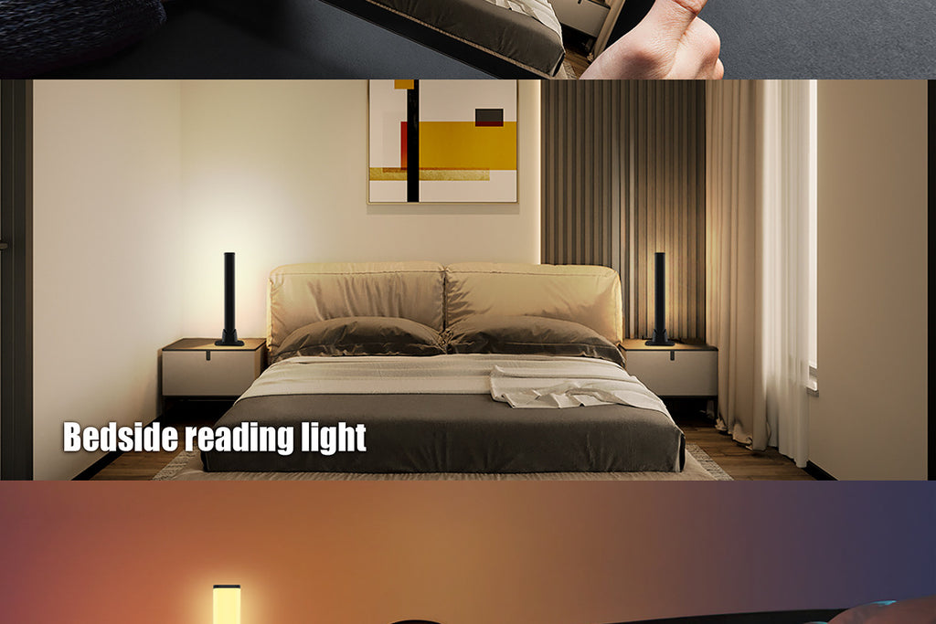 Exclusive Supply LED Bluetooth Desktop Lamp USB Computer Ambient Light RGB Magic Color WIFI Intelligent Sound Pickup Ambient Light