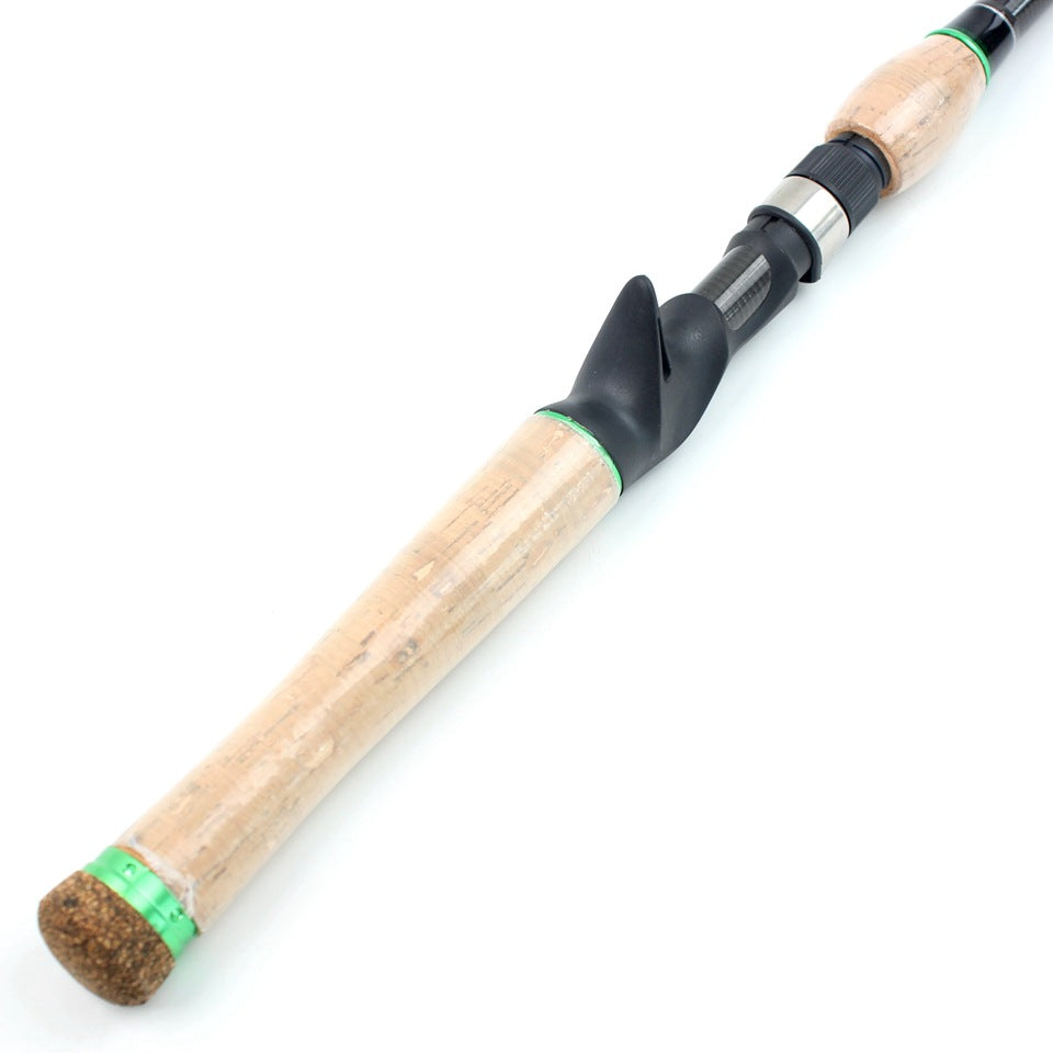 Carbon Fiber Telescopic Lure Rod with Extended Cork Handle, Ultra-Hard European and American Style Popular Bass and Snakehead Fishing Rod