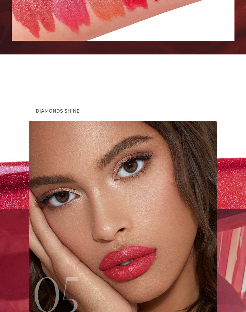 SHELOVES Diamond Fine Shimmer Matte Liquid Lipstick LiquidLipstick Wholesale Lip Gloss